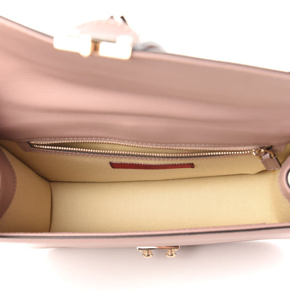 Valentino Garavani Vitello Medium Glam Lock Rockstud Flap Poudre 6 of 10