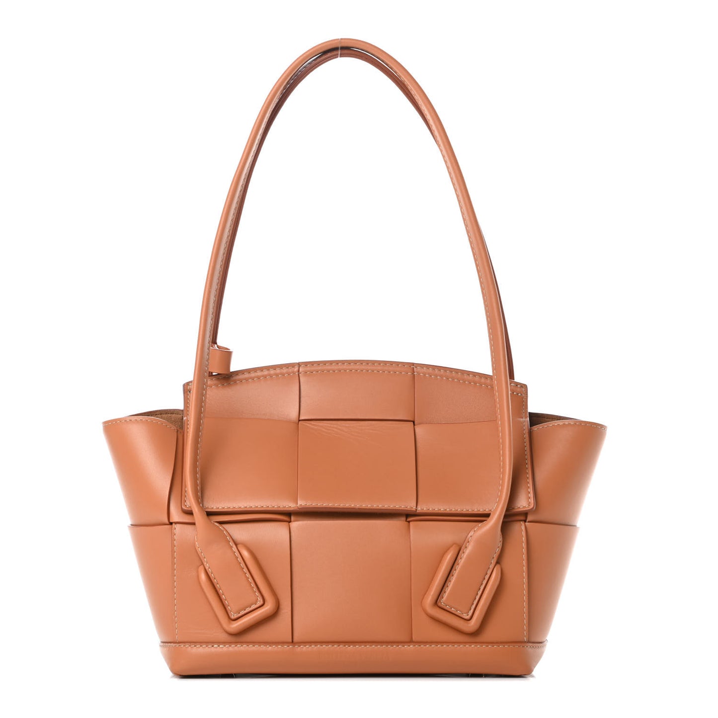 French Calfskin Maxi Intrecciato Arco 33 Wood