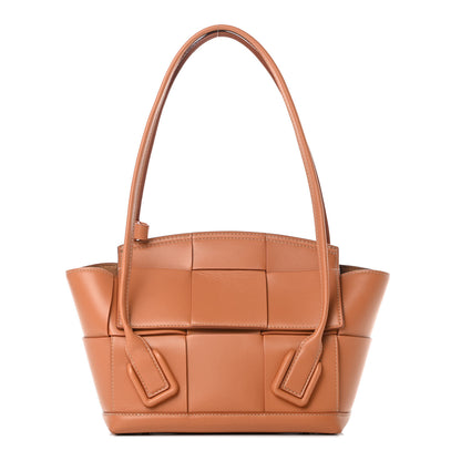Bottega Veneta French Calfskin Maxi Intrecciato Arco 33 Wood 1 of 9