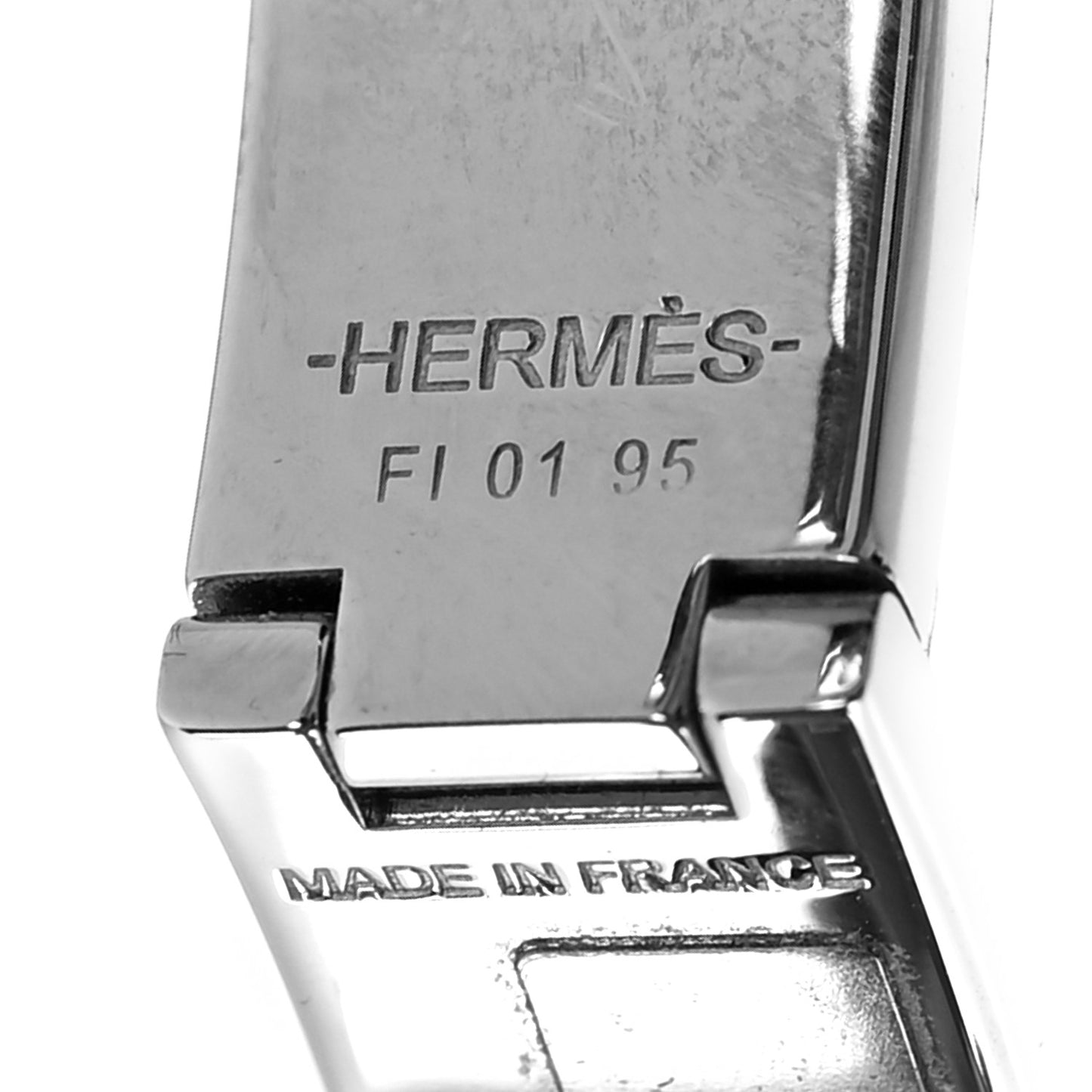 Enamel Narrow Clic Clac H Bracelet PM Black