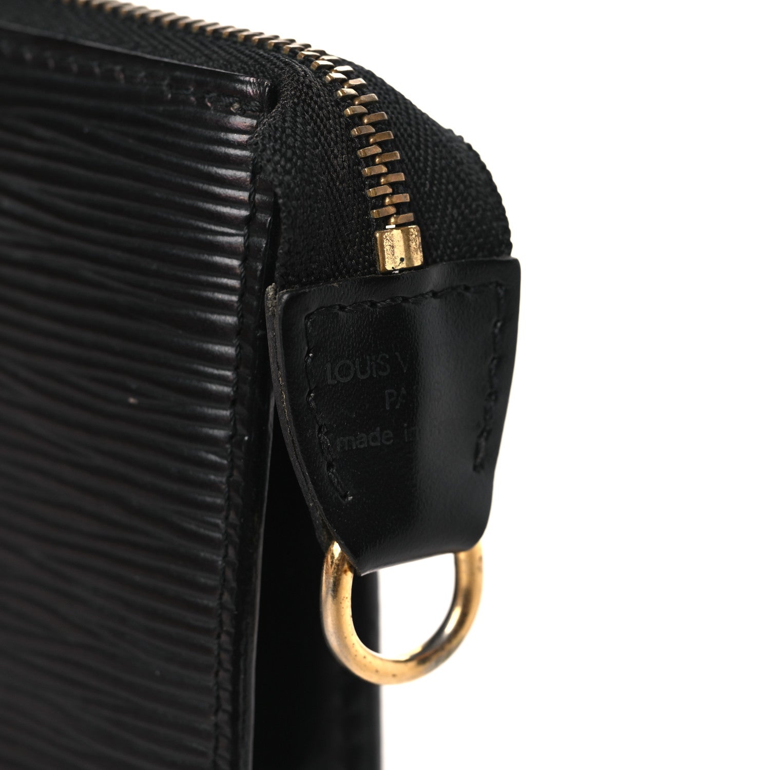 Louis Vuitton Epi Pochette Accessories 21 Black 5 of 5