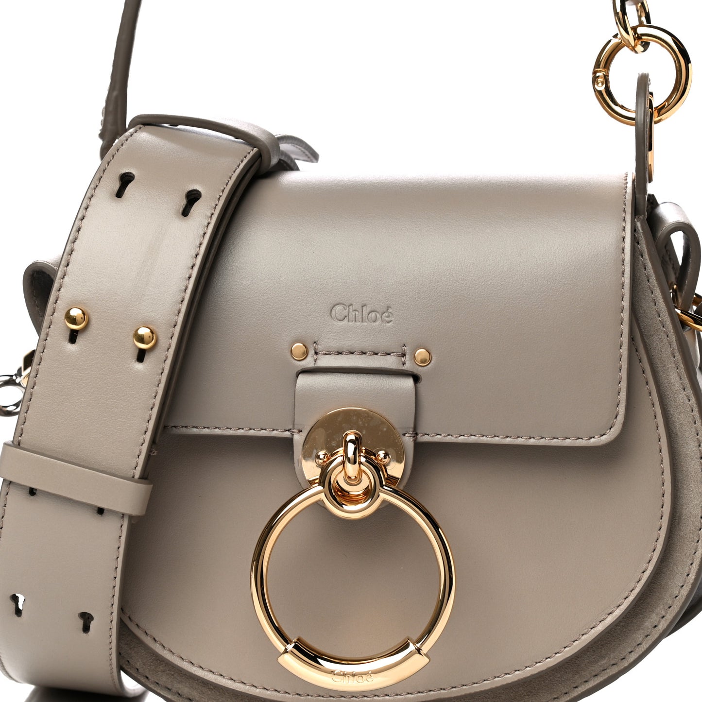 Calfskin Small Tess Bag Motty Grey