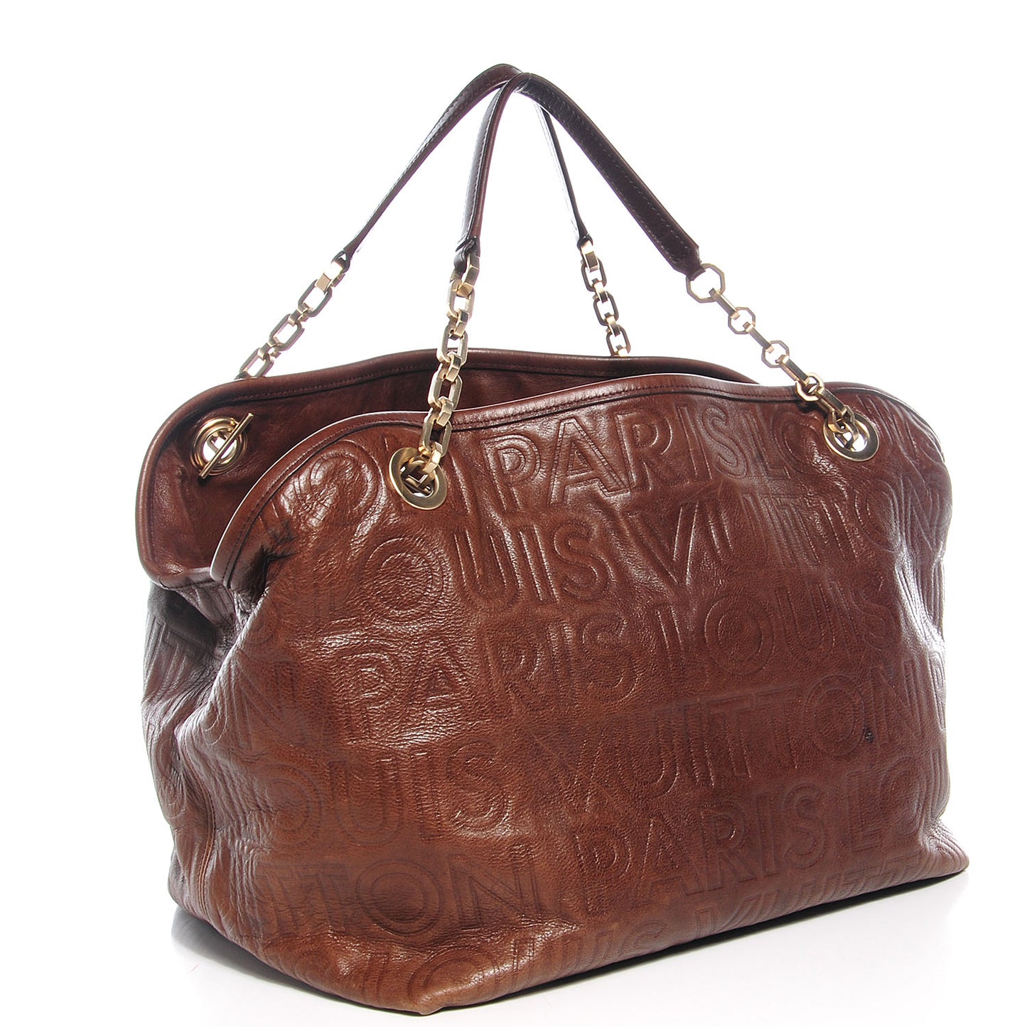 Monogram Paris Souple Whisper PM Chocolate