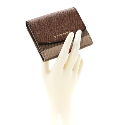 Burberry House Check Luna French Wallet Brown 2 of 7