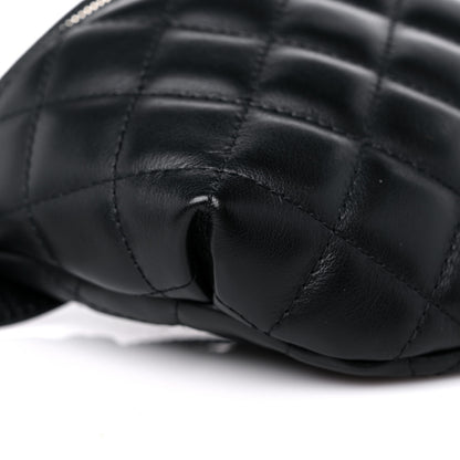 Chanel Calfskin Quilted Waist Belt Bag Black 8 of 9
