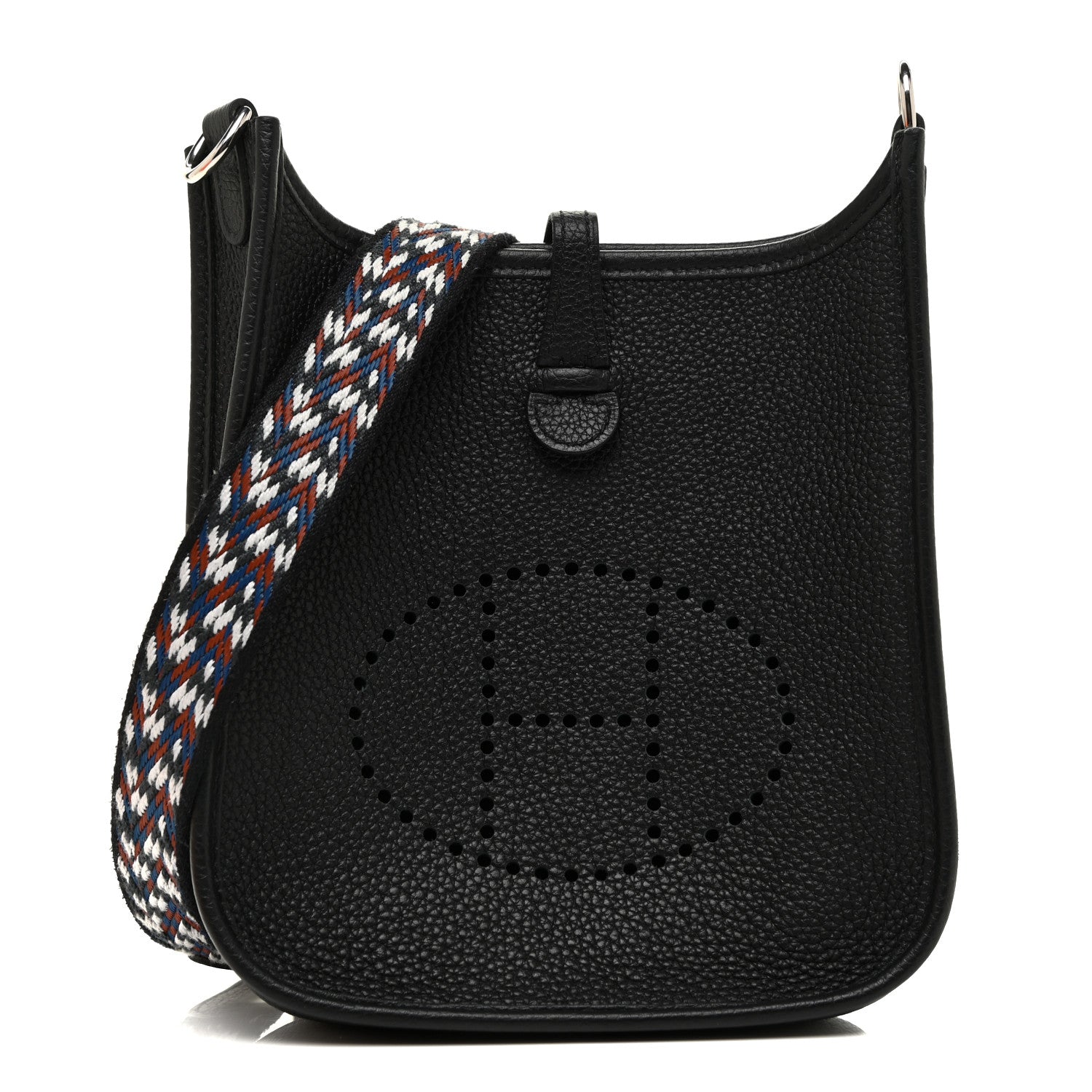 Hermes Taurillon Maurice Zigzag Evelyne TPM Black 1 of 12