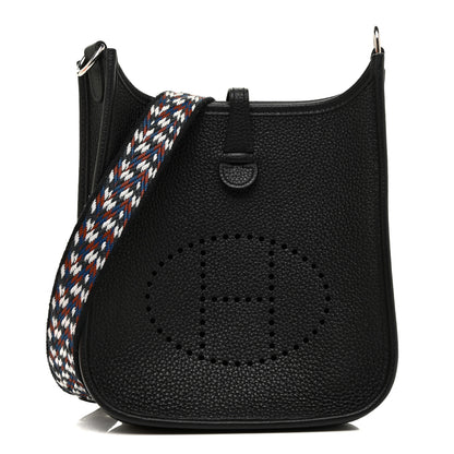 Hermes Taurillon Maurice Zigzag Evelyne TPM Black 1 of 12