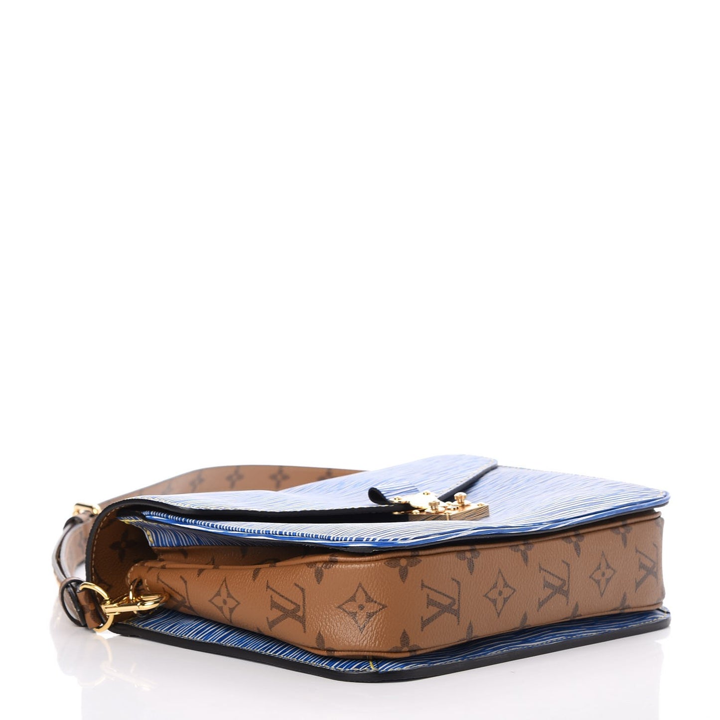 Epi Reverse Monogram Pochette Metis Denim Light