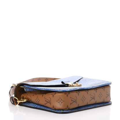 Louis Vuitton Epi Reverse Monogram Pochette Metis Denim Light 4 of 7