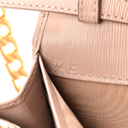 Prada Vitello Move Metal Oro Chain Wallet Cipria 5 of 8