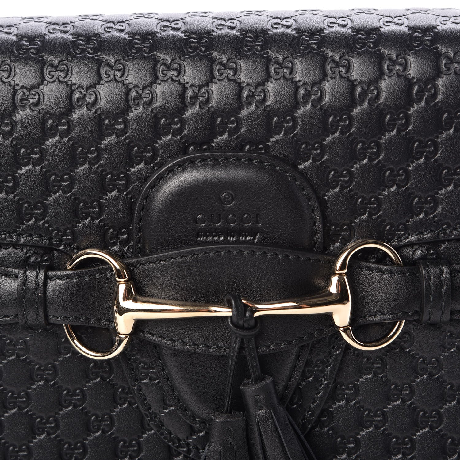 Gucci Microguccissima Medium Emily Chain Shoulder Bag Black 9 of 15