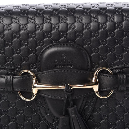Gucci Microguccissima Medium Emily Chain Shoulder Bag Black 9 of 15
