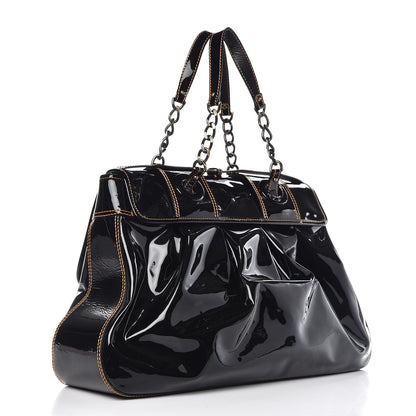 Fendi Patent Large B Bag Black 3 of 8