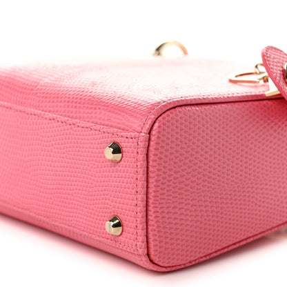 Christian Dior Lizard Mini Lady Dior Pink 10 of 11