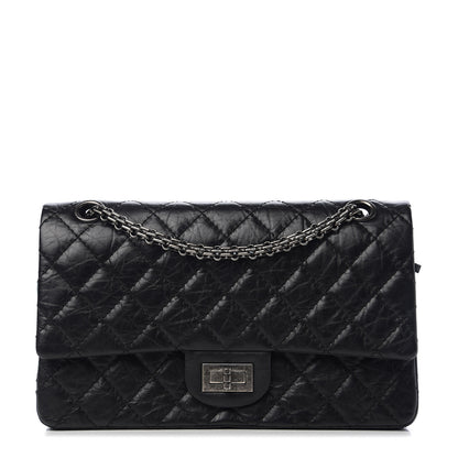 Chanel Aged Calfskin Quilted 2.55 Reissue 225 Flap Black 1 of 11