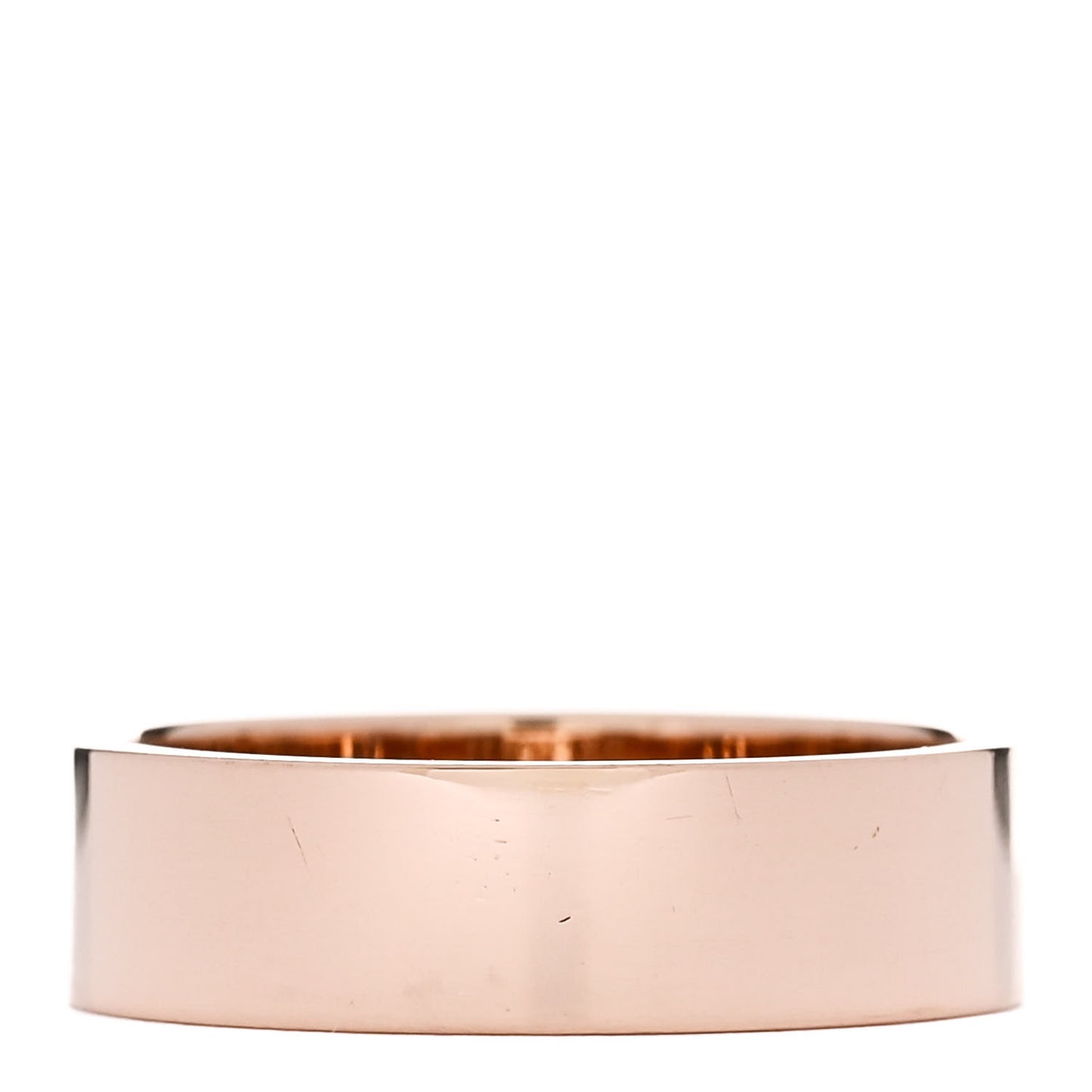 18K Rose Gold Diamond PM H D'Ancre Ring 55 7.25