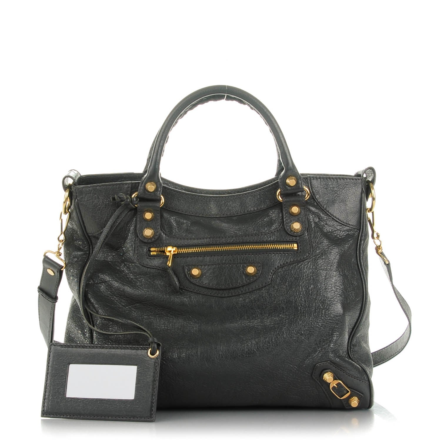 Balenciaga Agneau Giant 12 Gold Hardware Velo Gris Fossile Anthracite 1 of 7