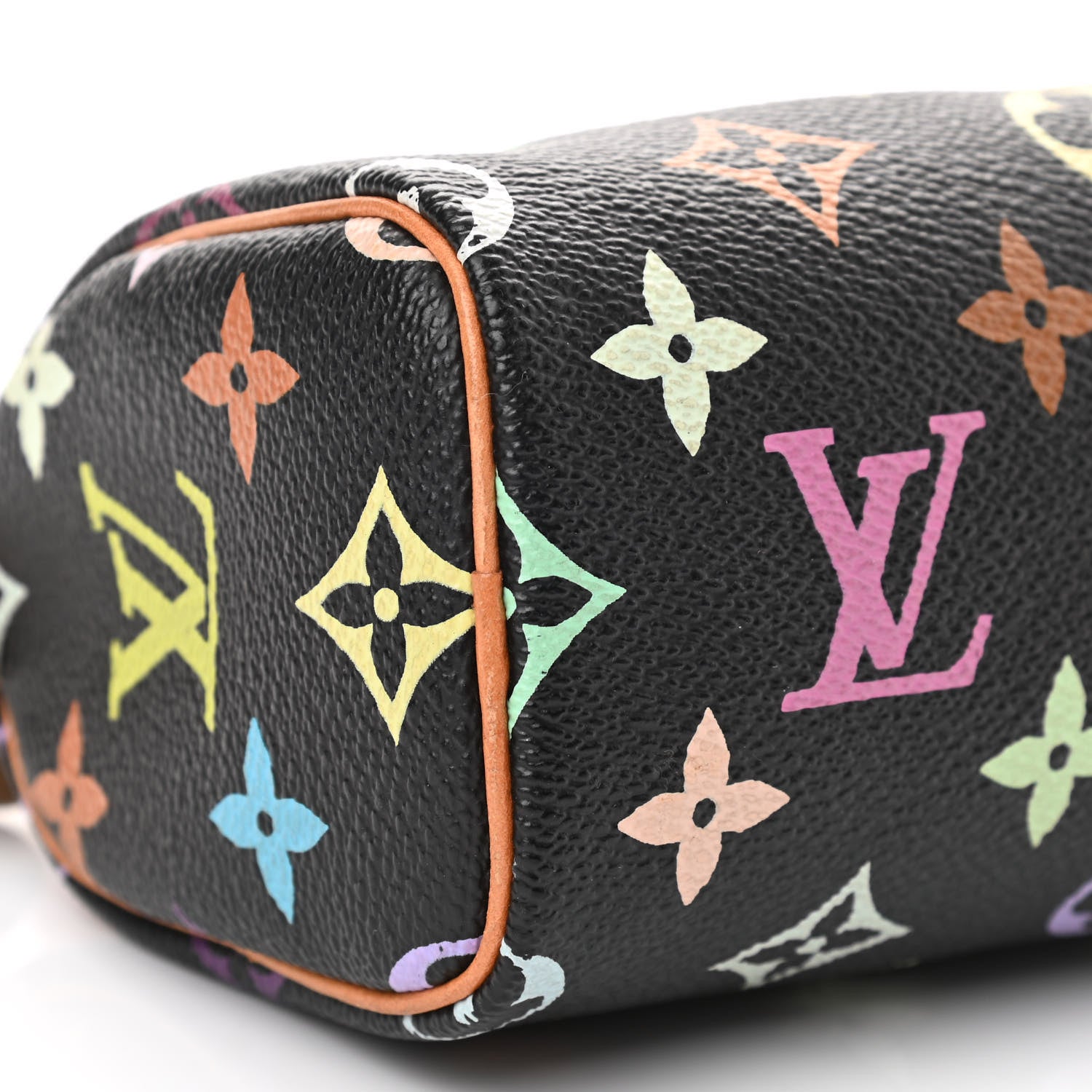 Louis Vuitton Monogram Multicolor Mini Sac HL Speedy Black 8 of 11