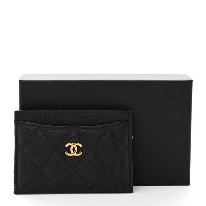 Chanel Caviar Quilted Card Holder Black 8 of 8