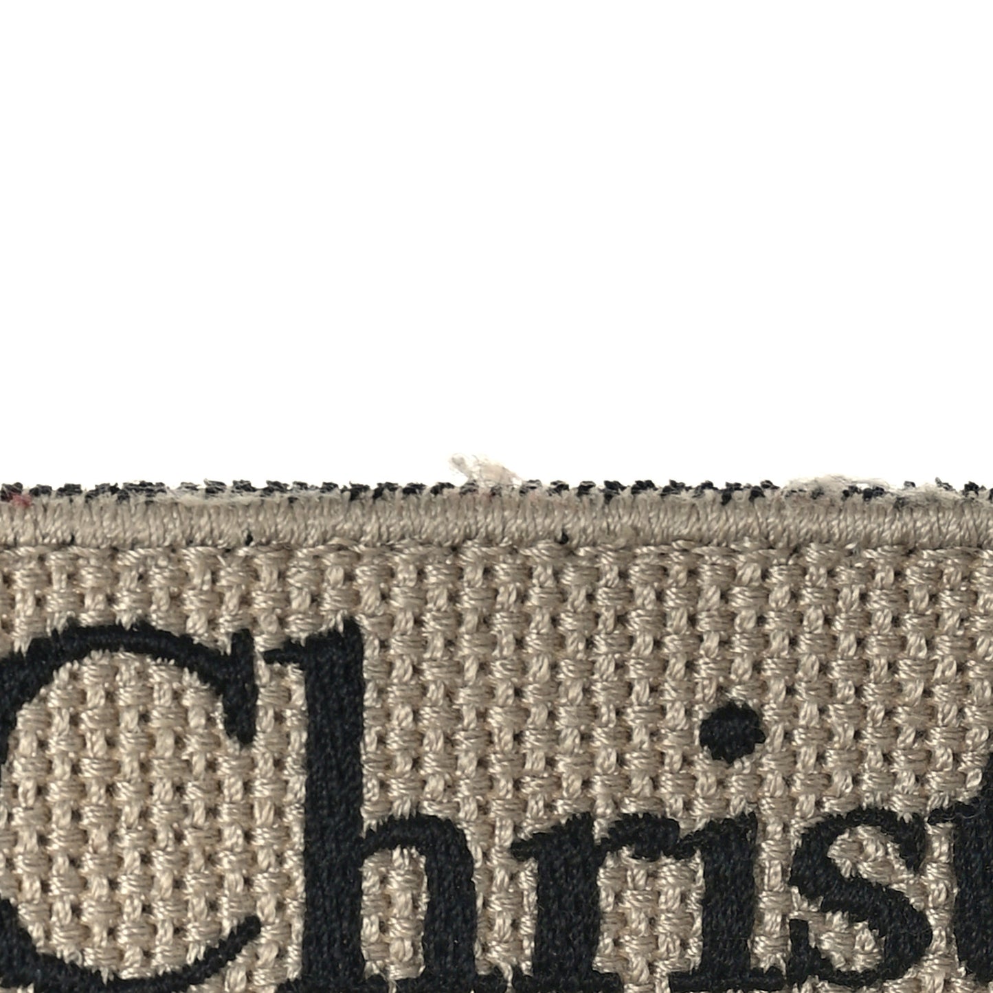 Canvas Embroidered Shoulder Strap Blue