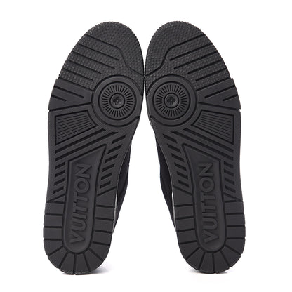 Louis Vuitton Suede Uniform Sneakers 9.5 Black 5 of 9