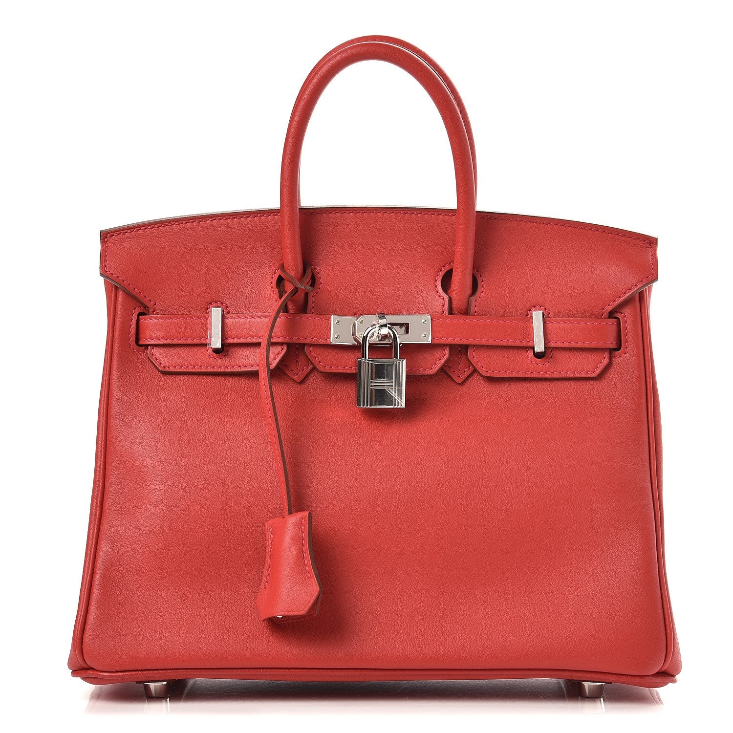 Hermes Swift Birkin 25 Vermillion 1 of 34