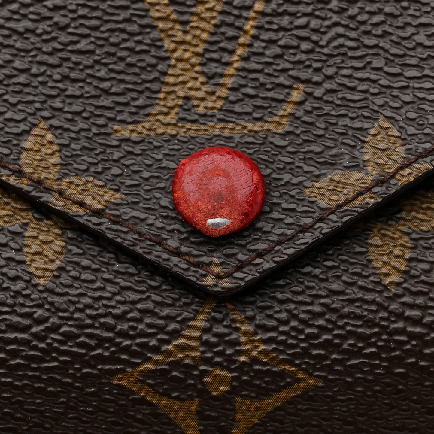 Monogram Compact Marie Wallet Rouge