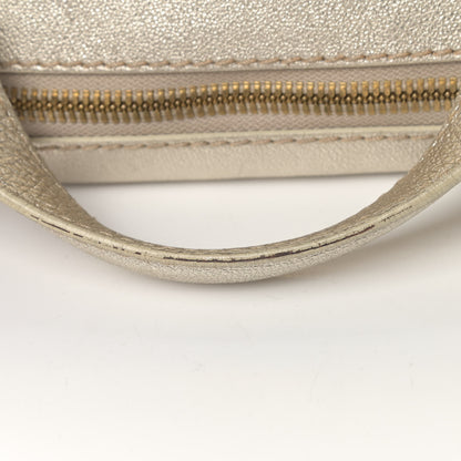 Jimmy Choo Metallic Calfskin Mahala Tote Gold 5 of 5