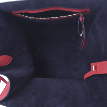 Celine Baby Grained Calfskin Medium Phantom Luggage Carmin 5 of 10