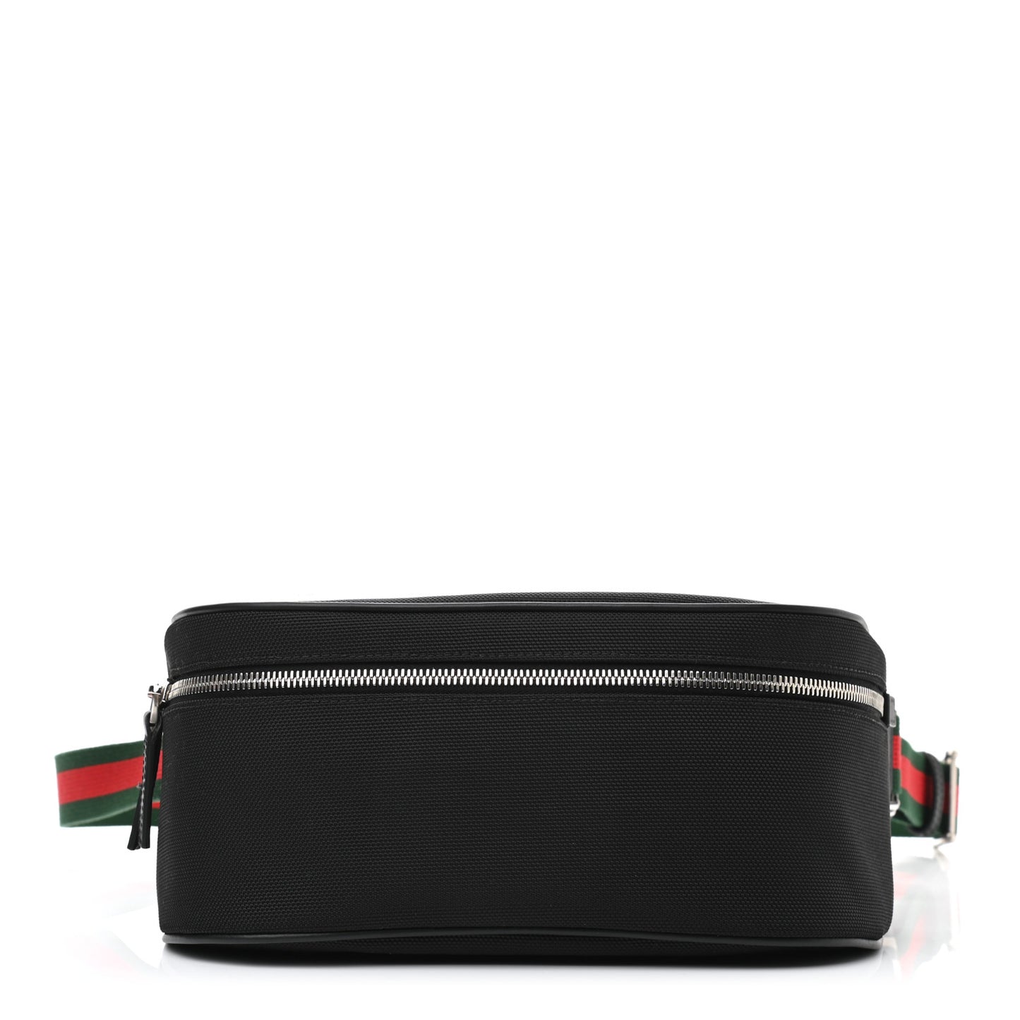 Techno Canvas Web Large Belt Bag Black