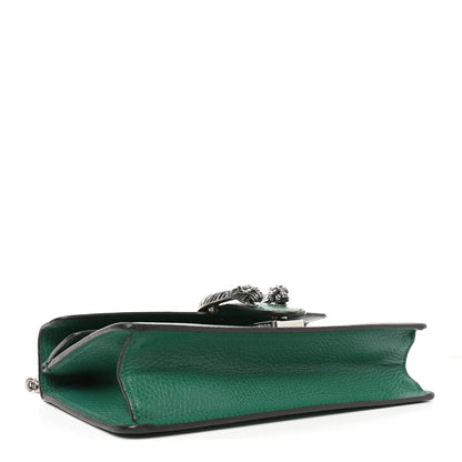 Gucci Dollar Calfskin Enamel Small Dionysus Shoulder Bag Emerald Electric Blue 4 of 11