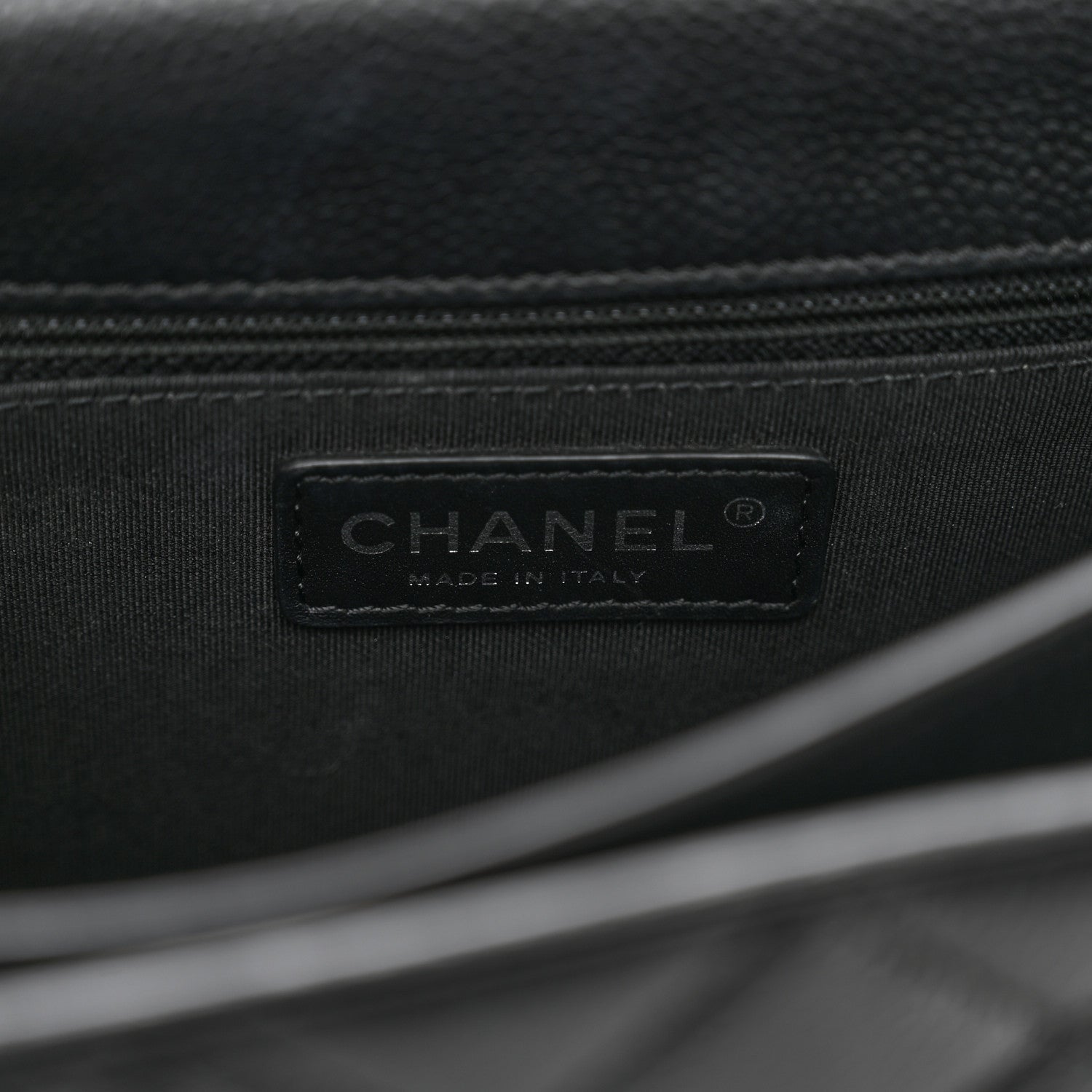 Chanel Caviar Quilted CC Box Top Flap Black 8 of 13