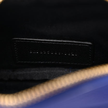 Saint Laurent Grain De Poudre Matelasse Monogram Baby Lou Camera Bag Sapphire Blue 7 of 9