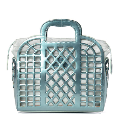 Louis Vuitton Metallic Patent Reef Jelly Basket PM Turquoise 1 of 14
