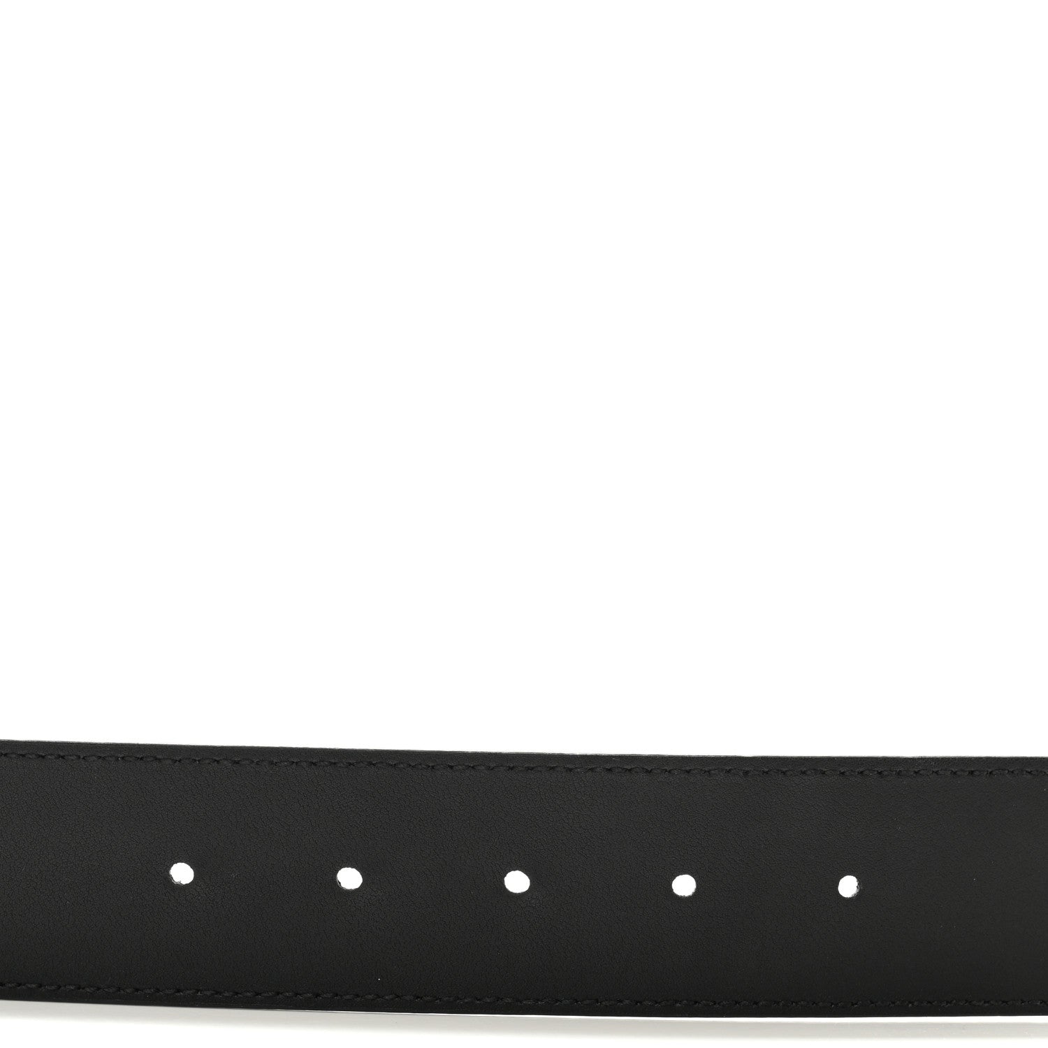 Gucci Plutone Calfskin Palladium Double G 40mm Belt 105 42 Black 4 of 8