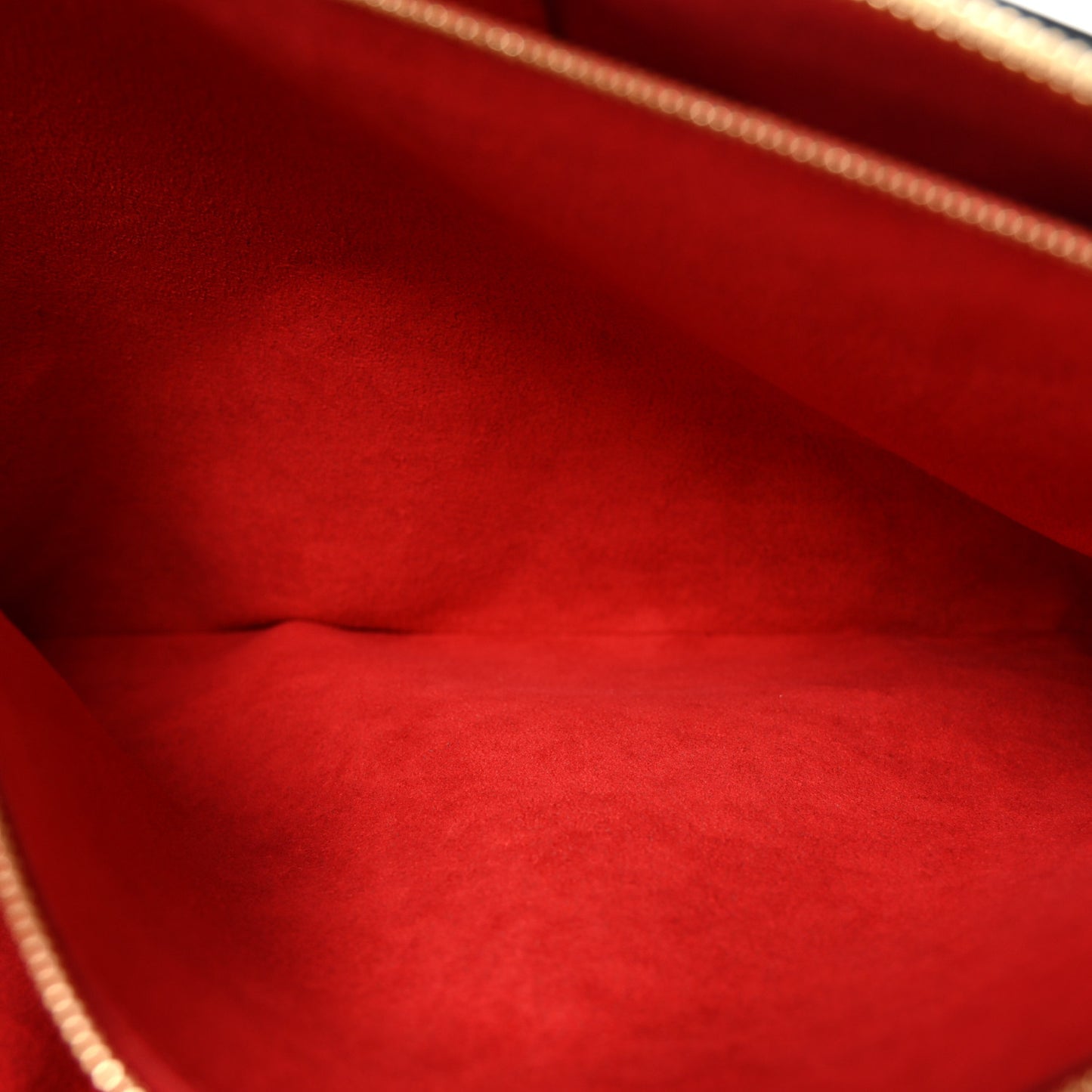 Patent Embossed Monogram Lambskin Coussin MM Black Red