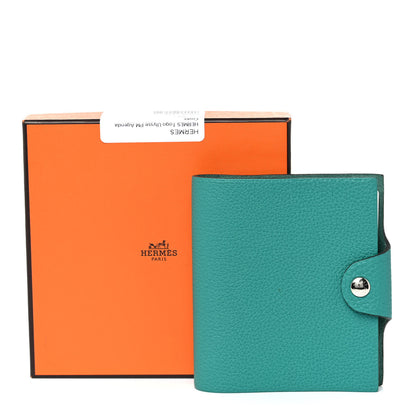 Hermes Togo Ulysse Mini Notebook Cover Vert Verone 9 of 9