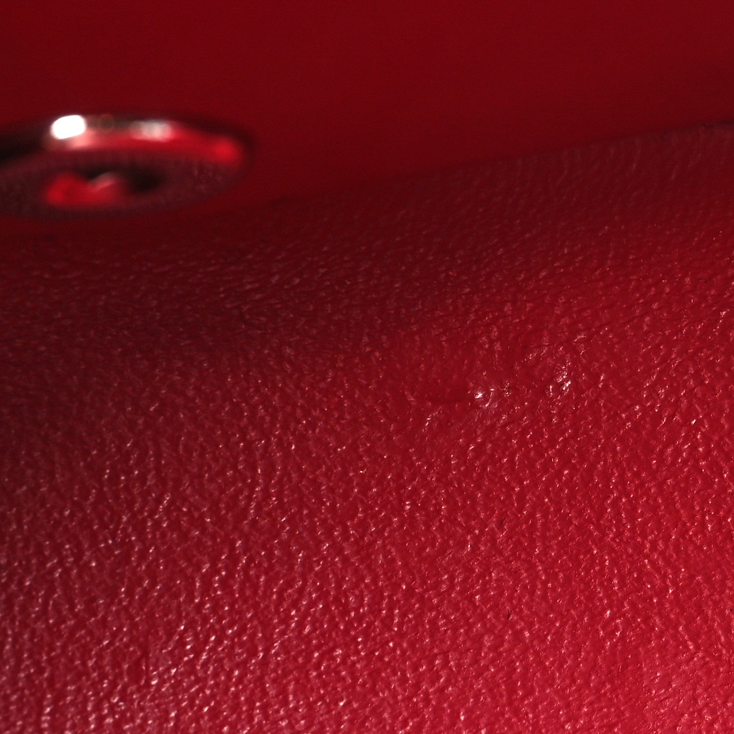 Chanel Caviar Quilted Mini Square Flap Red 11 of 11