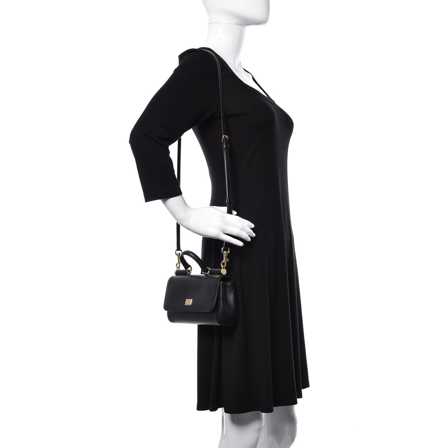 Dauphine Mini Miss Sicily Bag Black