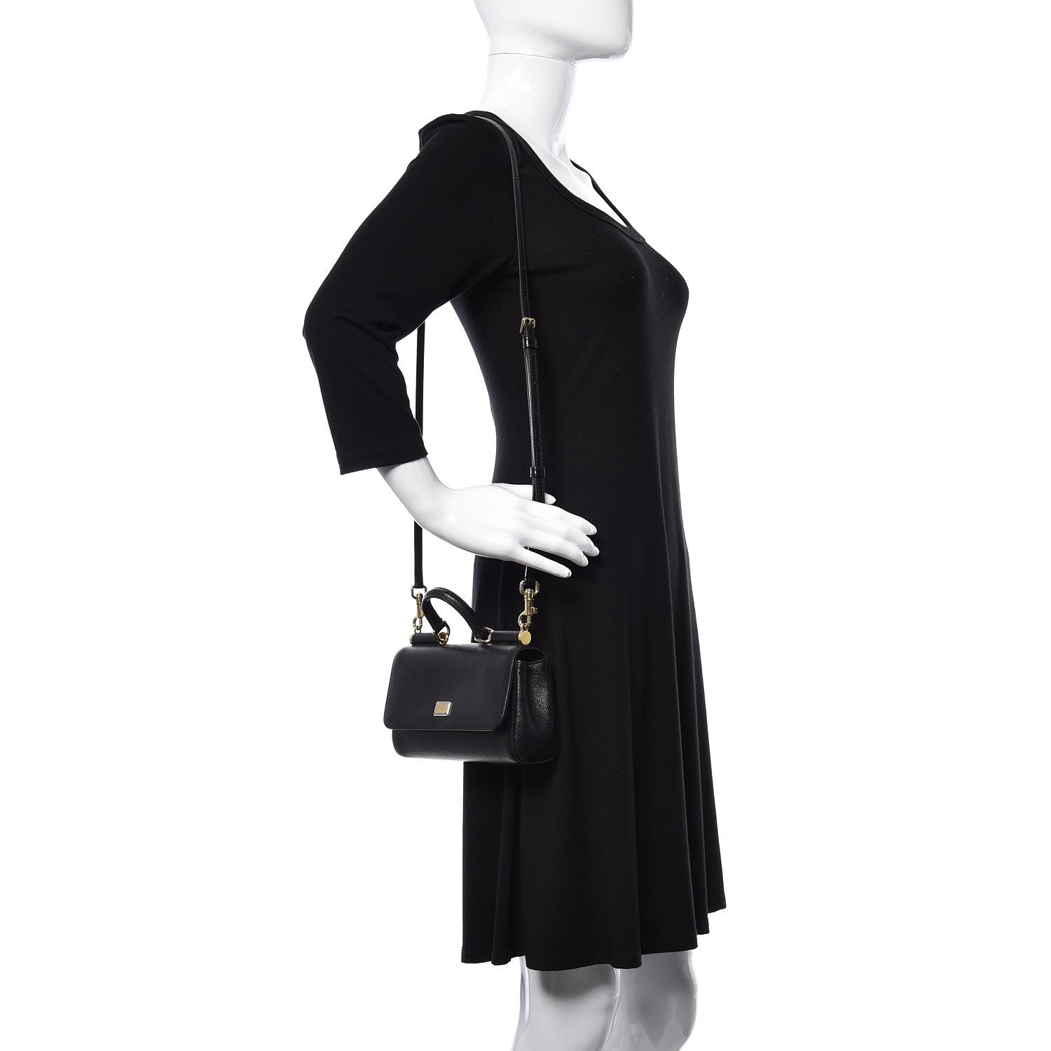 Dolce & Gabbana Dauphine Mini Miss Sicily Bag Black 2 of 8