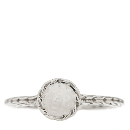 John Hardy Sterling Silver Dot Hammered Ring 56 7.5 1 of 5