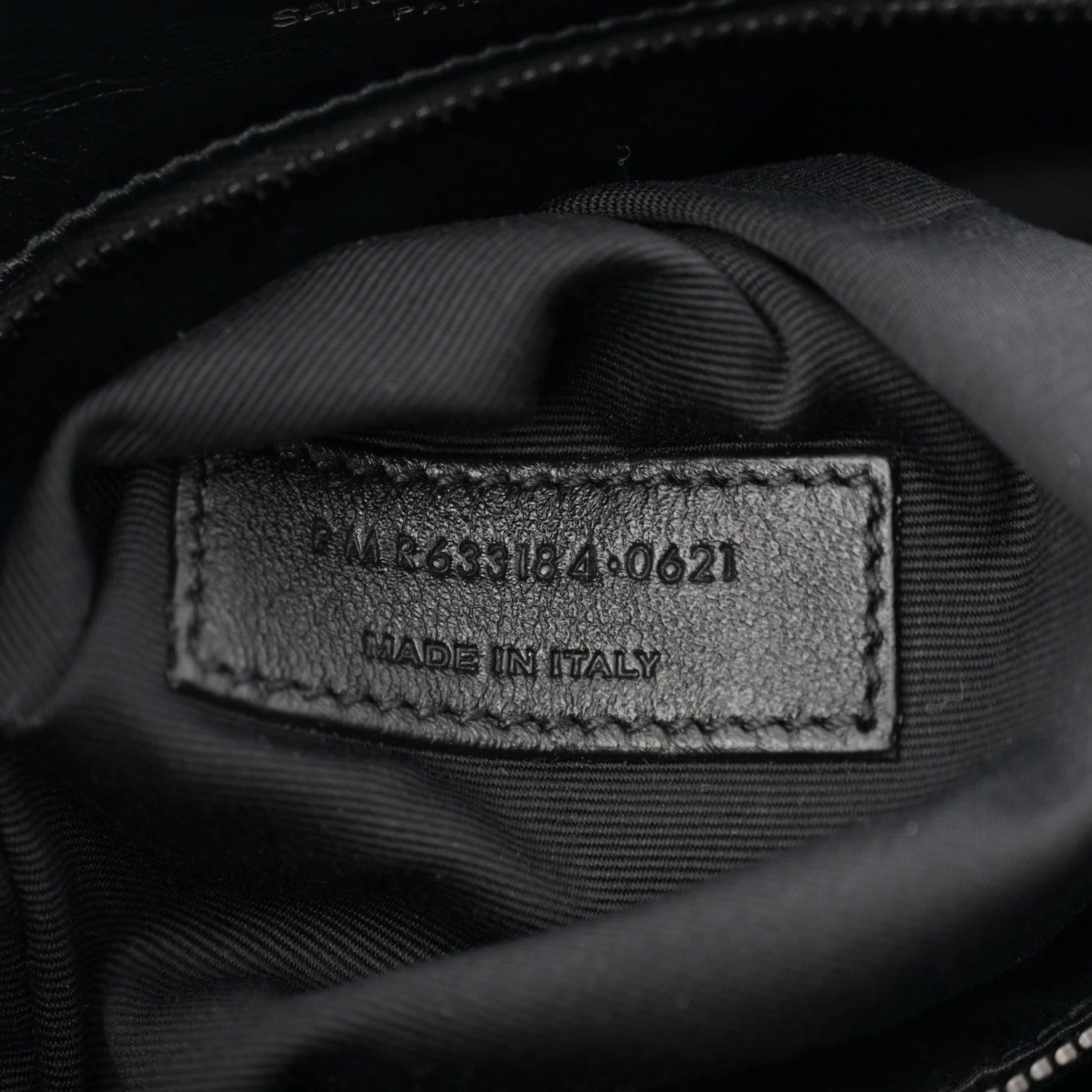 Saint Laurent Crinkled Calfskin Matelasse Monogram Large Niki Chain Satchel Black 7 of 10