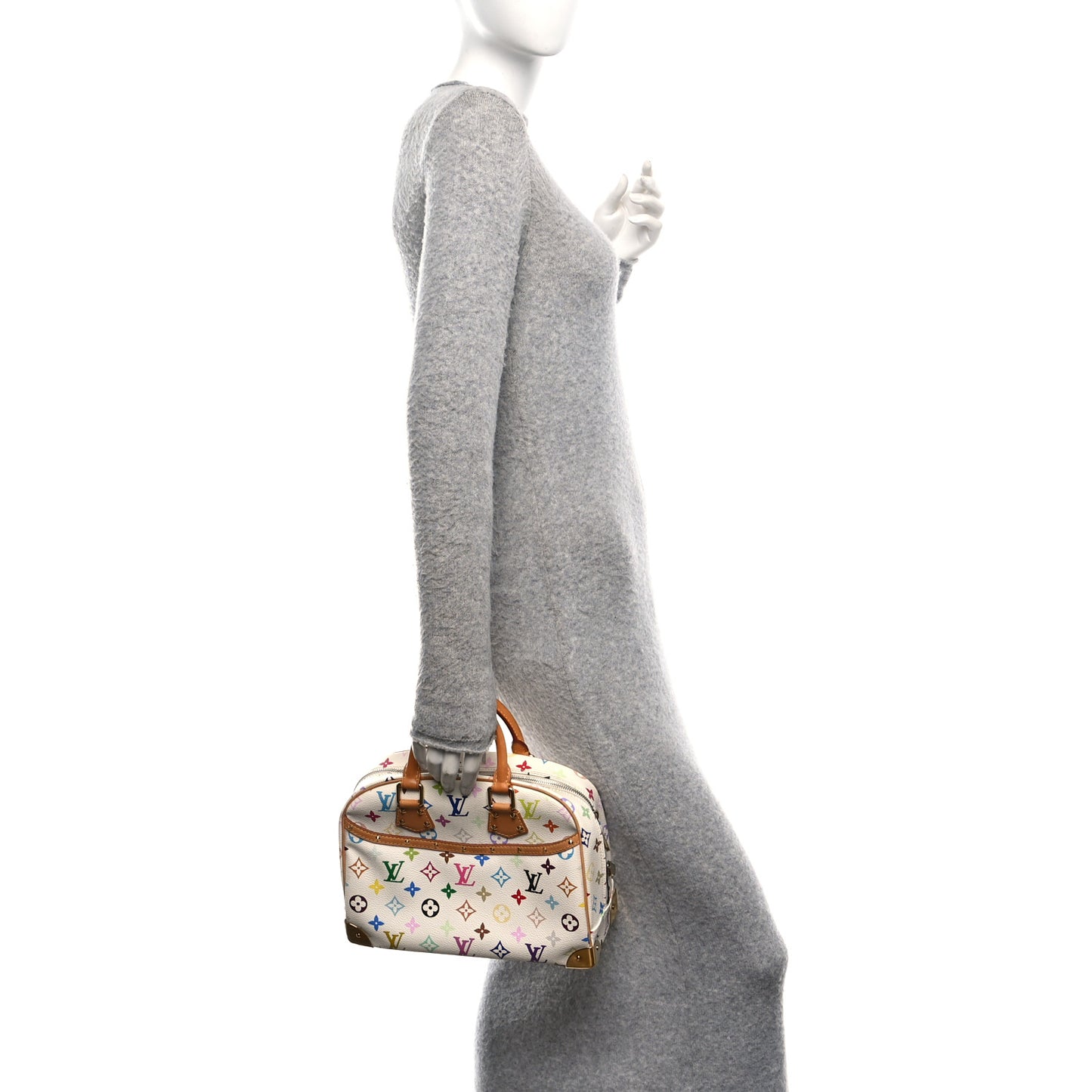 Monogram Multicolor Trouville White