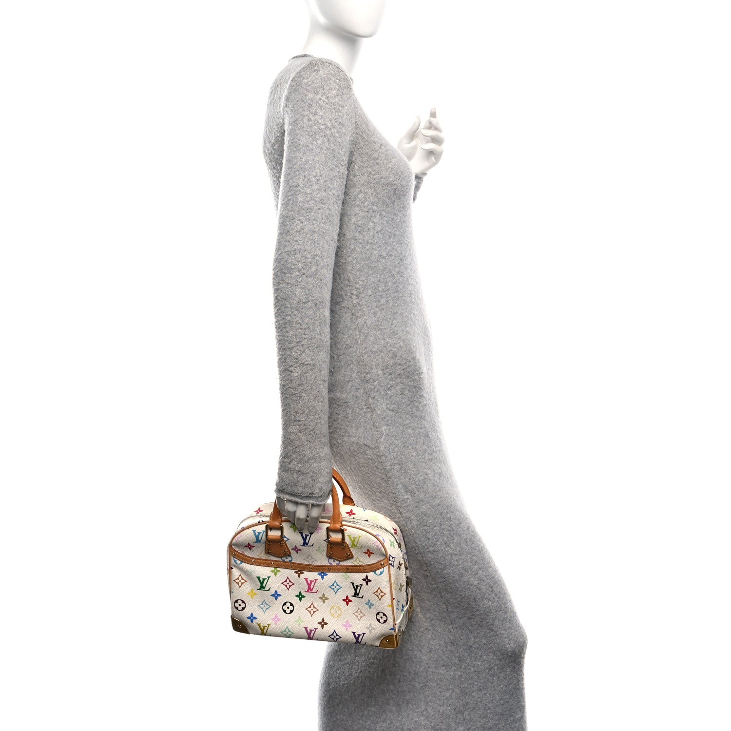 Louis Vuitton Monogram Multicolor Trouville White 2 of 9