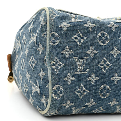 Louis Vuitton Monogram Denim Neo Speedy Blue 9 of 12