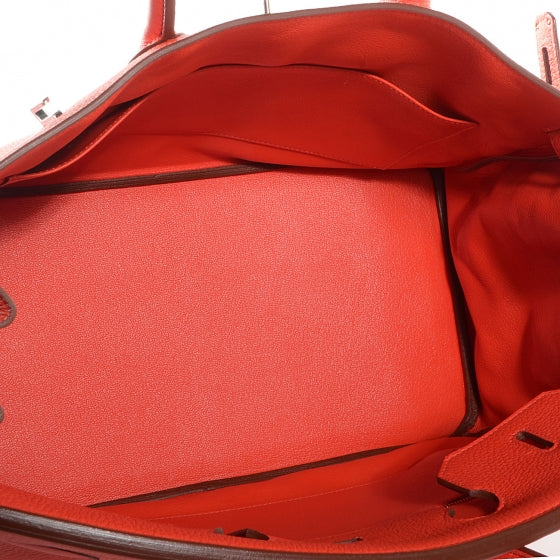 Togo Birkin 35 Rouge Casaque