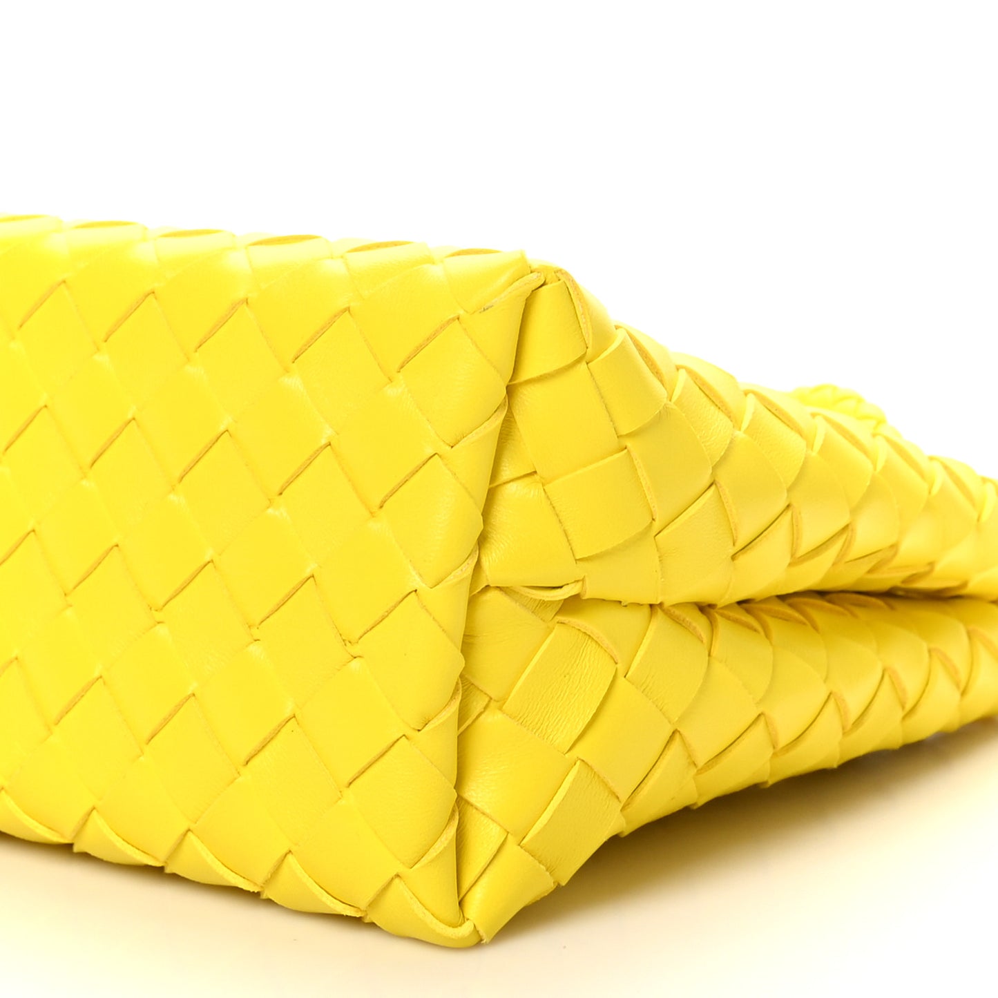 Nappa Intrecciato Small Andiamo Shoulder Bag Sulfur