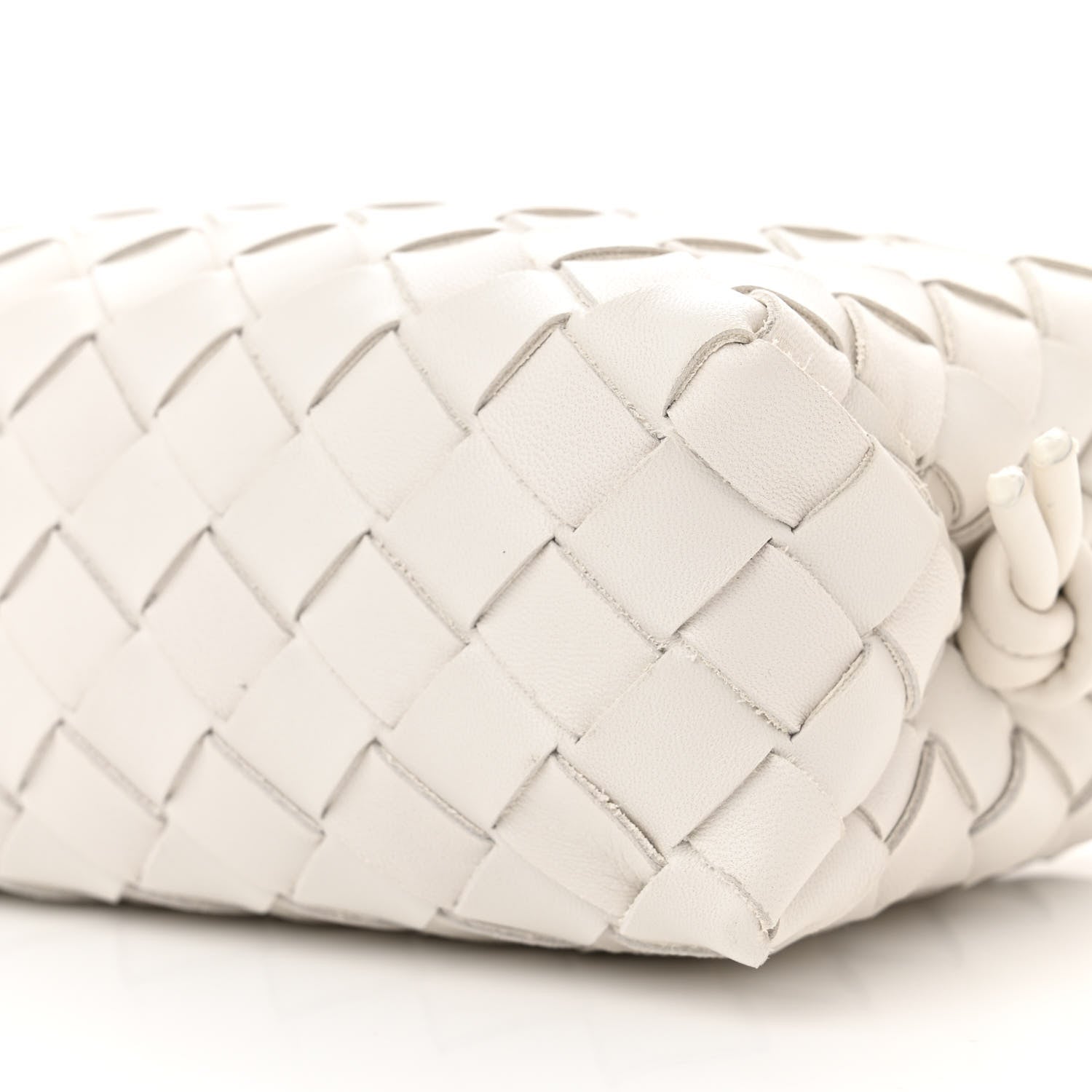 Bottega Veneta Nappa Intrecciato Mini Loop Camera Bag White 8 of 8