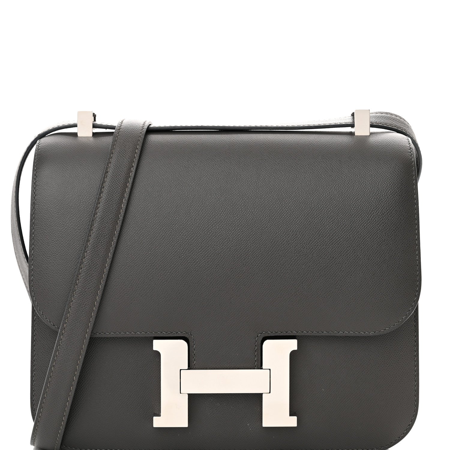 Hermes Madame Calfskin Constance 24 Graphite 8 of 17