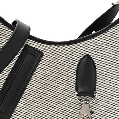Hermes Canvas Swift P'tit Arcon Ecru Black 8 of 10
